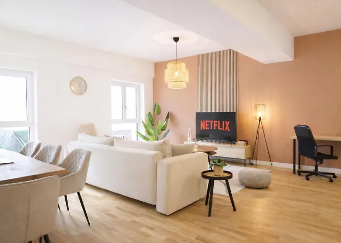Apartmán Whirlpool & Terrasse - Familien & Gruppenfreundlich *